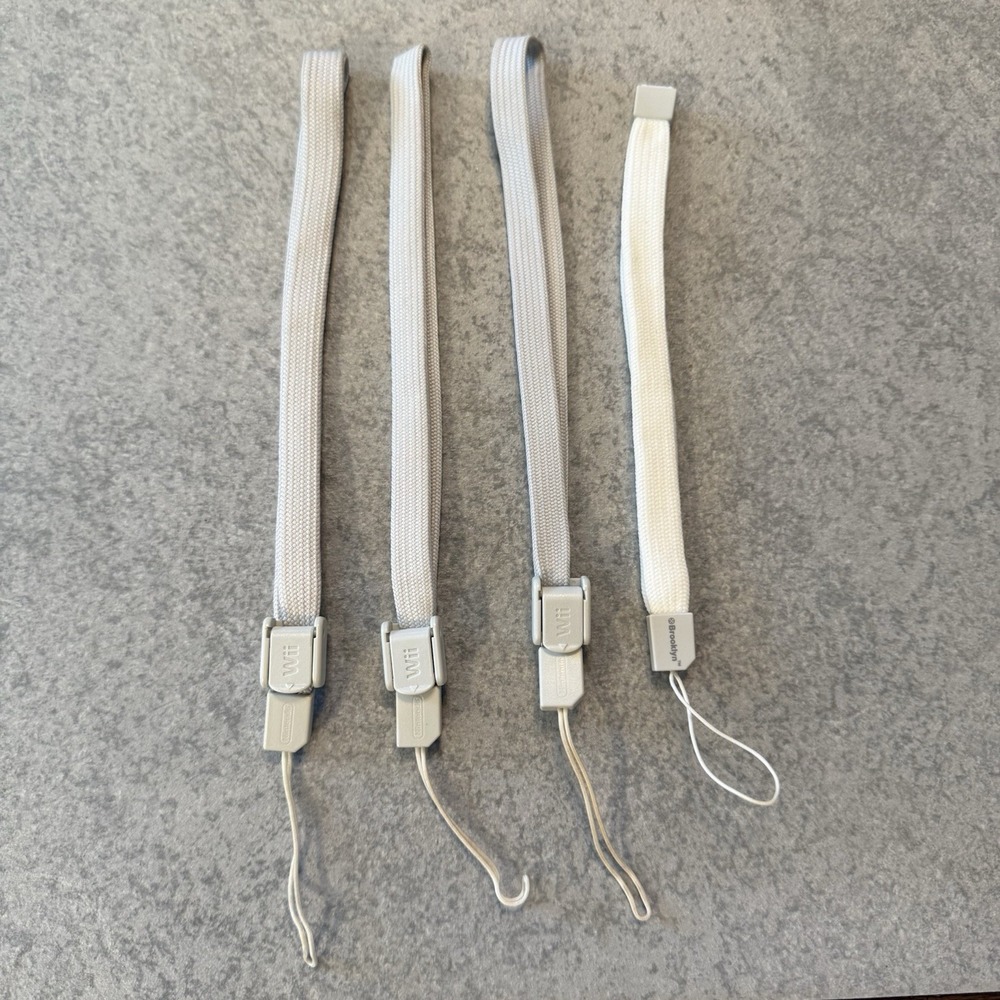 2 OEM Nintendo Wii Remote Wrist Strap Original Official ONLY